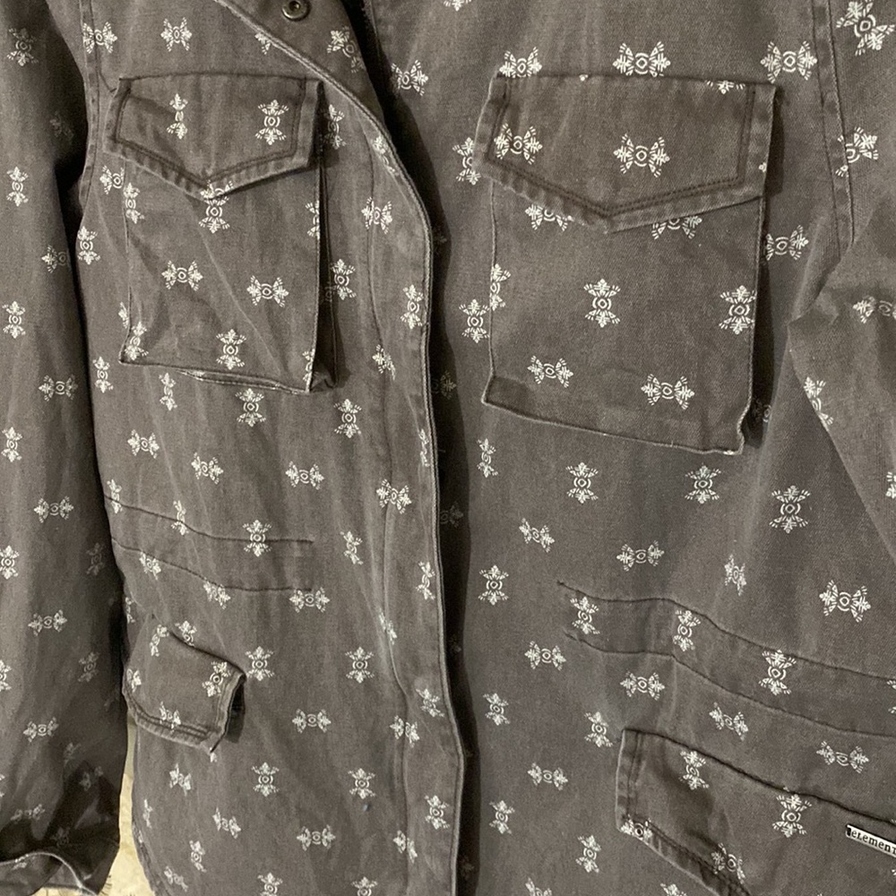 Element Lightweight Front Pocket Jacket In Gray A… - image 2